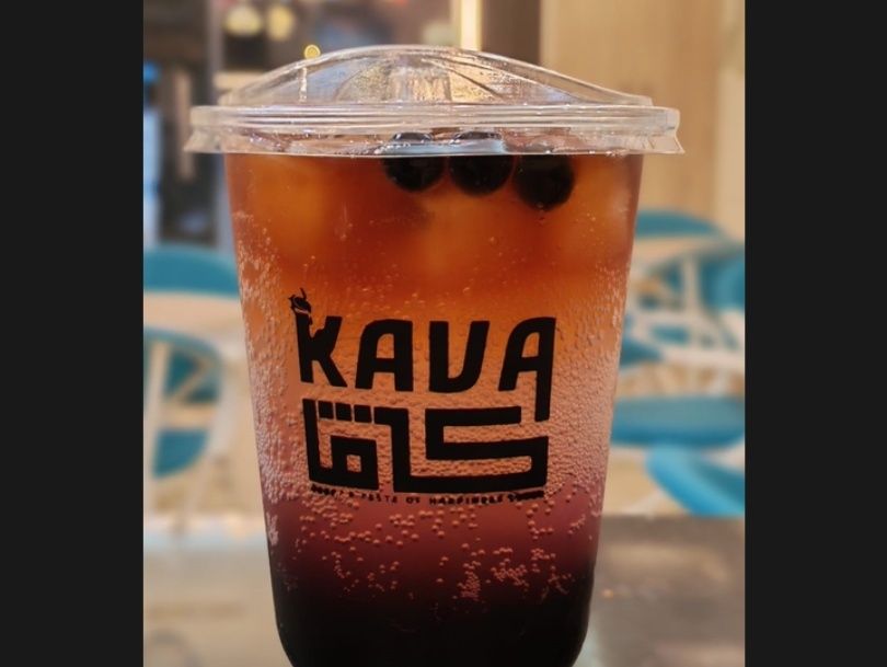 بوبا صودا بلوبيري